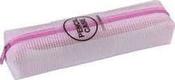 APLI Kids estuche Zipperbag rosa - bolsa de almacenamiento transparente y resistente
