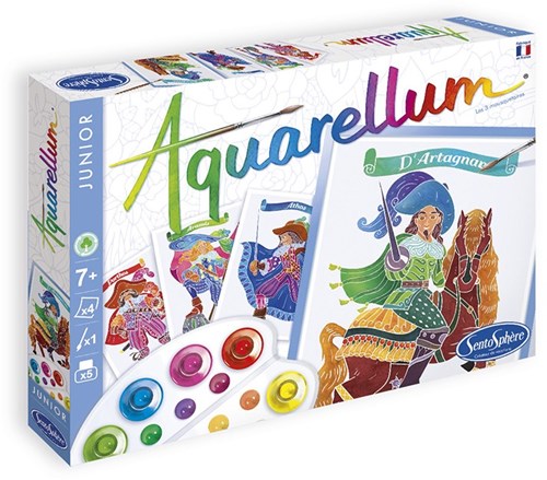 Sentosphère pintura Aquarellum Junior 3 Mosqueteros set creativo