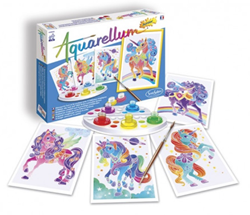 Sentosphère pintura unicornio Aquarellum Junior set creativo para niños