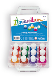 Sentosphère acuarelas Aquarellum mini maletín acuarelas 12x5 ml