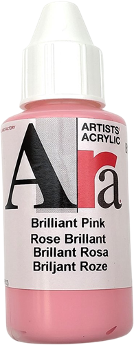 Ara pintura acrílica rosa brillante 100 ml - pintura creativa rosa