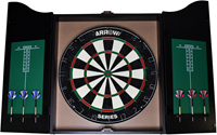 Arrow180 set armario diana bristle dartboard con dardos de acero