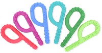 ARK Therapeutic juguete sensorial para morder Textured Grabber magenta estándar Grabber-kauwtool met 3 texturen, ook geschikt voor eettherapie en sensorische opbouw.-2