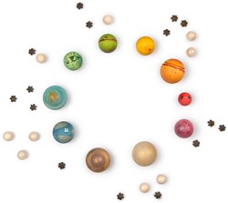 Grapat juguete de madera universo set planetas 40 piezas