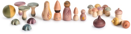 Grapat Moonlight set de juguetes de madera - juego creativo para niños-2