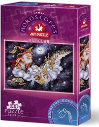 Art Puzzle Horoscope - Aquarius -  Teile