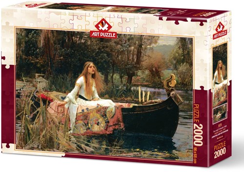 Art Puzzle puzzle de arte John William Waterhouse Lady of Shalott 2000 piezas-2