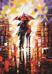 Art Puzzle Love Under The Umbrella -  Teile