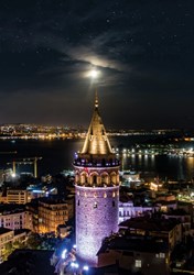 Art Puzzle rompecabezas Neon Galata Tower 1000 piezas juego de puzzle