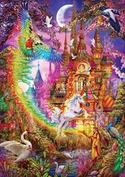 Art Puzzle Rainbow Castle -  Teile