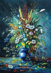 Art Puzzle rompecabezas Las Flores Silvestres - 1000 piezas cartón