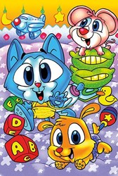 Art Puzzle rompecabezas de madera - puzzle colorido para niños - 16 piezas