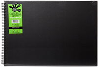 Artgecko cuaderno de dibujo A3 horizontal espiral 150g 40 hojas blanco arte