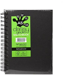 Artgecko Artgecko Classy Spiraal Schetsboek A5 Portret 150gr 40 vel Wit