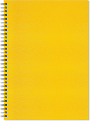 Artgecko Artgecko Flashy Spiraal Schetsboek A3 Portret 150 gr 40 vel Wit Gele Omslag