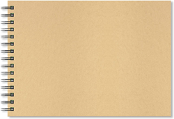 Artgecko Artgecko Krafty Spiraal Schetsboek A3 Landschap 150gr 40 vel Wit