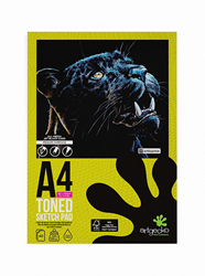 Artgecko Artgecko Pro Schetsblok A4 200gr 40 vel Zwart