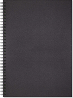 Artgecko cuaderno de bocetos A3 negro espiral 200g 40 hojas papel sostenible