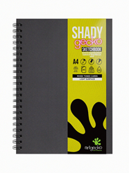 Artgecko cuaderno de bocetos A4 espiral multicolor 220g 40 hojas dibujo