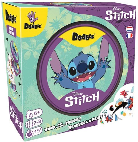 Dobble Stitch juego de cartas edición Lilo y Stitch para niños y adultos