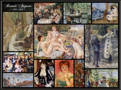Grafika Auguste Renoir - Collage -  Teile