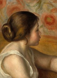 Grafika Auguste Renoir: Head of a Young Girl, 1890 -  Teile