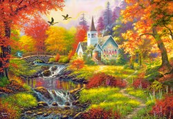 Castorland puzzle ambiente otoñal - 1000 piezas rompecabezas