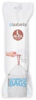 Brabantia bolsas de basura PerfectFit L 40-45 litros 10 unidades blancas