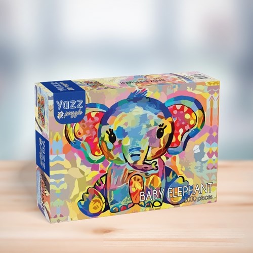 Yazz puzzle Baby Elephant - rompecabezas de 1000 piezas-2