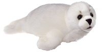 Heunec peluche foca bebé blanca 28cm juguete infantil