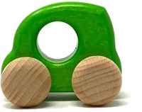 Bajo houten speelgoedvoertuig Smart - Groen