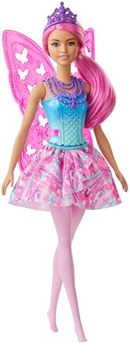 Barbie Pop Dreamtopia Fee Roze Haar En Vleugels
