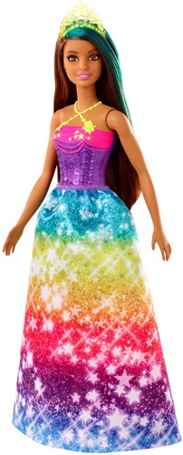 Barbie Pop Dreamtopia Prinses Bruin Met Blauw Haar