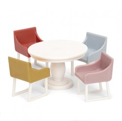 Lundby comedor casa de muñecas - muebles de juguete para casa de muñecas