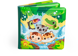 Tiger Tribe libro de baño jungla - juguete interactivo para el baño