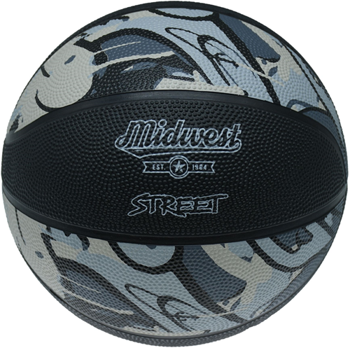 Midwest Street Basketball - Black/Grey - 7