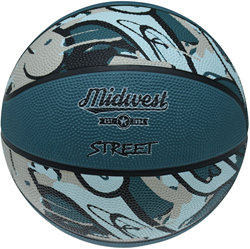 Midwest Street Basketball - Blue/Black/Grey - 3