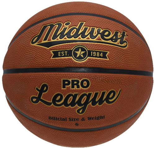 Midwest baloncesto Pro League naranja talla 5 agarre de goma