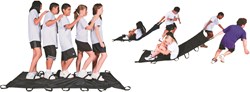 Spordas Activi-T-Blanket manta de juego para actividades grupales y gimnasio
