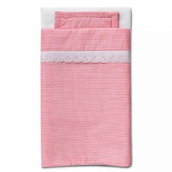 Micki juego de ropa de cama cama muñecas rosa - accesorios muñecas