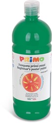 Pintura para carteles lista para usar Primo Beginners, botella de 1000 ml con tapón de flujo verde oscuro