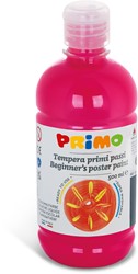 Pintura para carteles lista para usar Primo Beginners, botella de 500 ml con tapón magenta