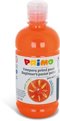 Pintura para carteles lista para usar Primo Beginners, botella de 500 ml con tapón de flujo naranja