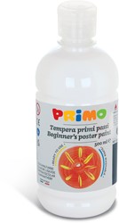 Pintura para carteles premezclada para principiantes Primo, botella de 500 ml con tapa de control de flujo blanca