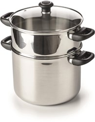 Beka olla para cuscús con tapa 24cm acero inoxidable cocina