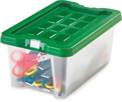 FAPI caja de almacenamiento arena super calidad transparente 28x18x12cm juguete