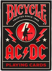 Bicycle cartas de jugar AC/DC - Colección rock premium - Cartas de póker