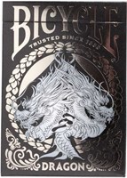 Bicycle cartas Black Dragon - Baraja de Poker Premium - Colección Dragón