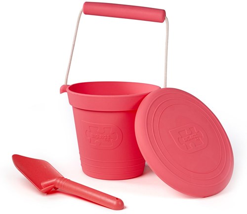 Bigjigs eco schep - koraalroze