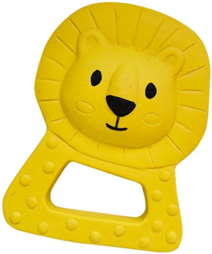 Ses juguete de dentición caucho natural león juguete bebé seguro-3